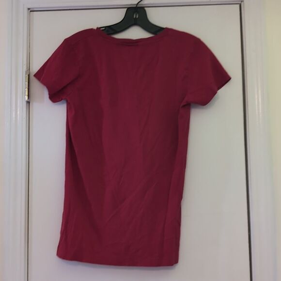 Red with White St Louis Short Sleeve‎ T-shirt Size L - Picture 5 of 9
